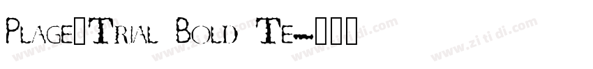 Plage_Trial Bold Te字体转换